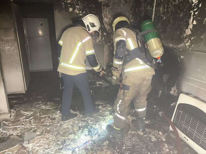 آتش سوزی مرگبار مکانیکی در مشیریه تهران آتش سوزی مرگبار مکانیکی در مشیریه تهران